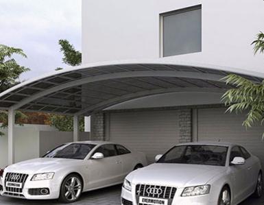 铝合金车棚建筑受损的形式有哪些?