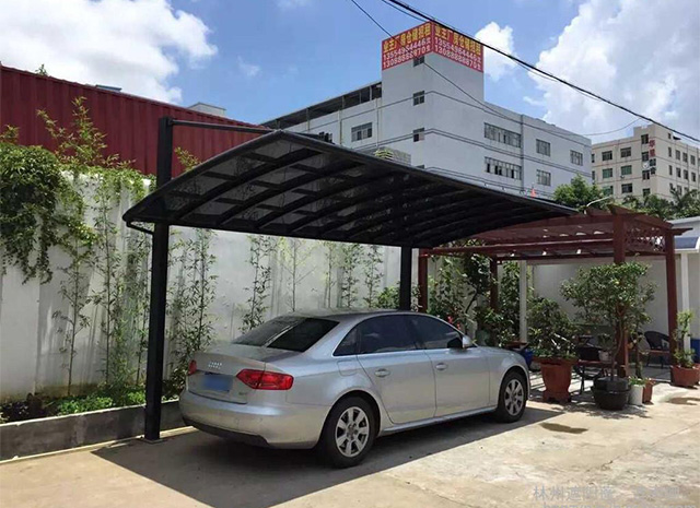 斜拉式车棚
