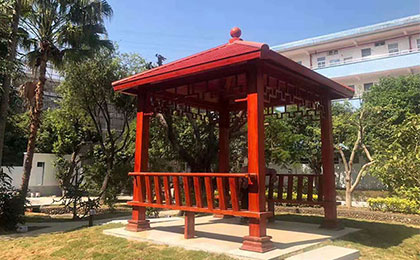 四角凉亭 古建