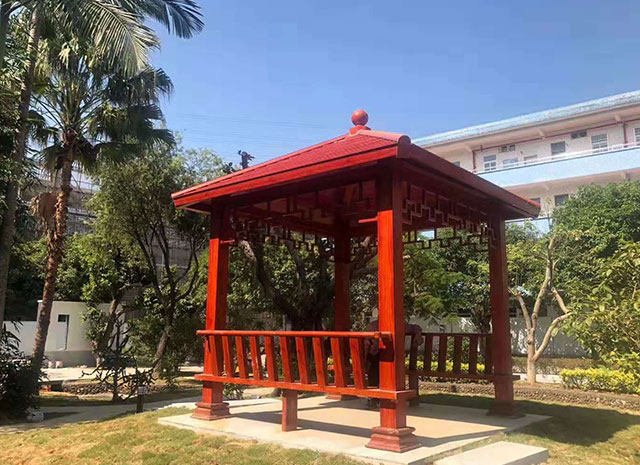 四角凉亭 古建