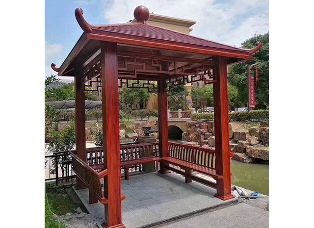 四角凉亭 古建