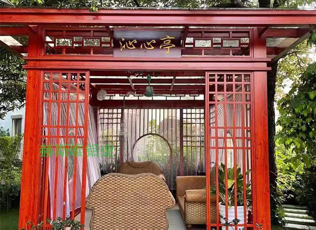 铝合金新中式凉亭