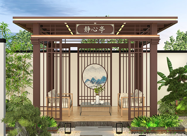 新中式凉亭